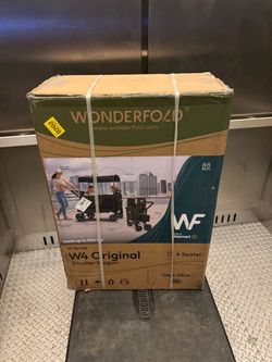 Wonderfold W4 Quad Stroller Wagon - Olive Green