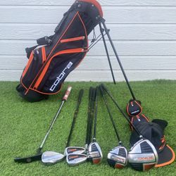 Cobra King Jr Golf Set For Kids 53-60” Tall Or 9-12 Years Old LEFT HAND 