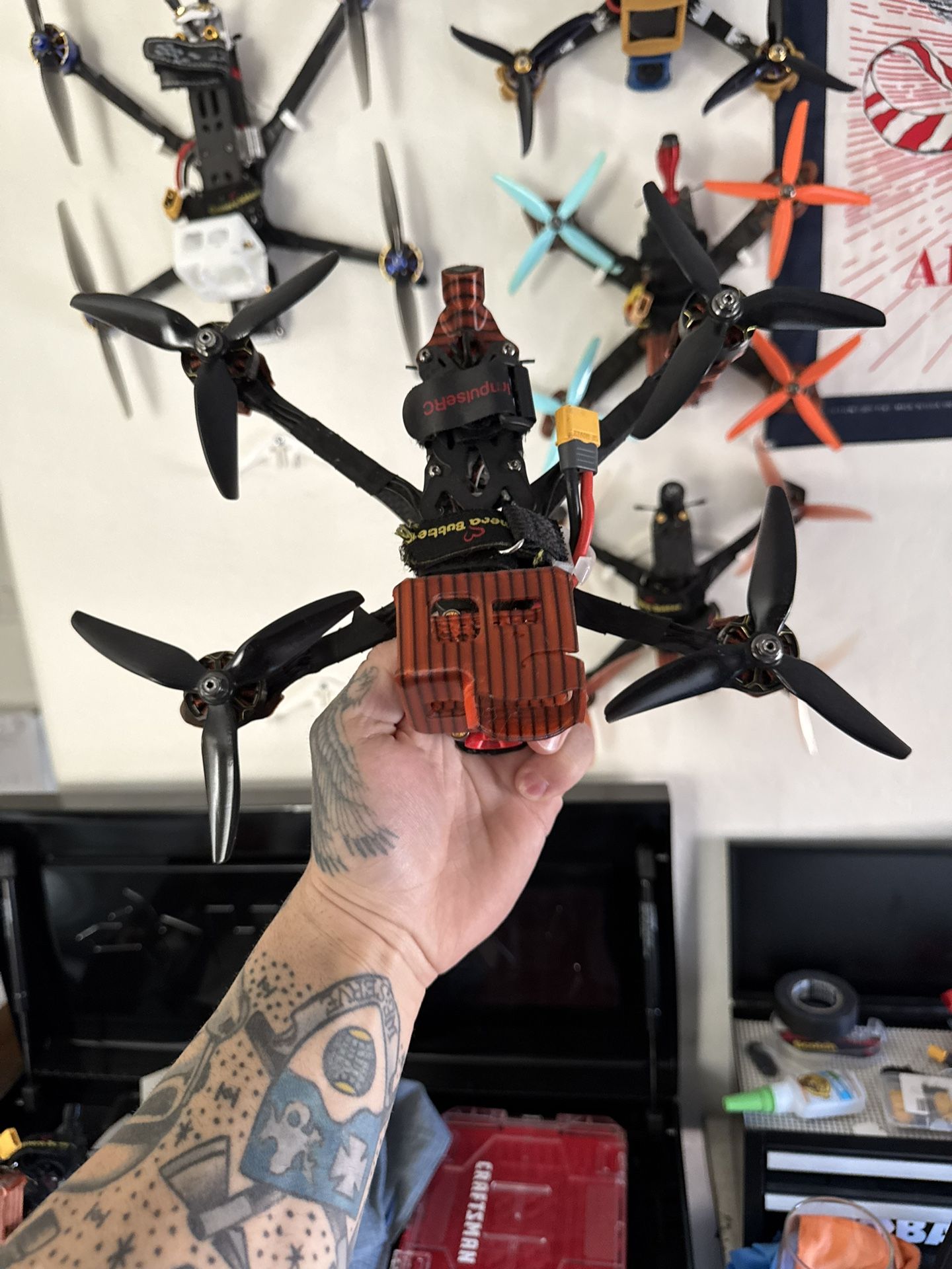 FPV Drone. Apex Deadcat DJI ELRS