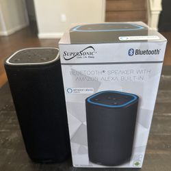 bluetooth speaker with amazon alexa built-in supersonic