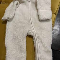 Baby Sherpa Onesie Size 6-12M
