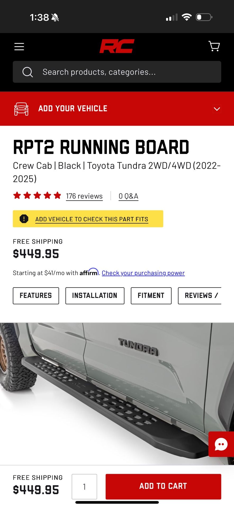 Toyota Tundra Running Boards