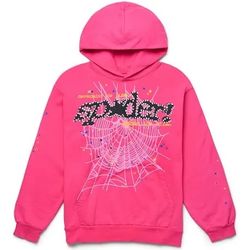 Sp5der Pink Hoodie