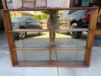 Large vintage shelf plate holder