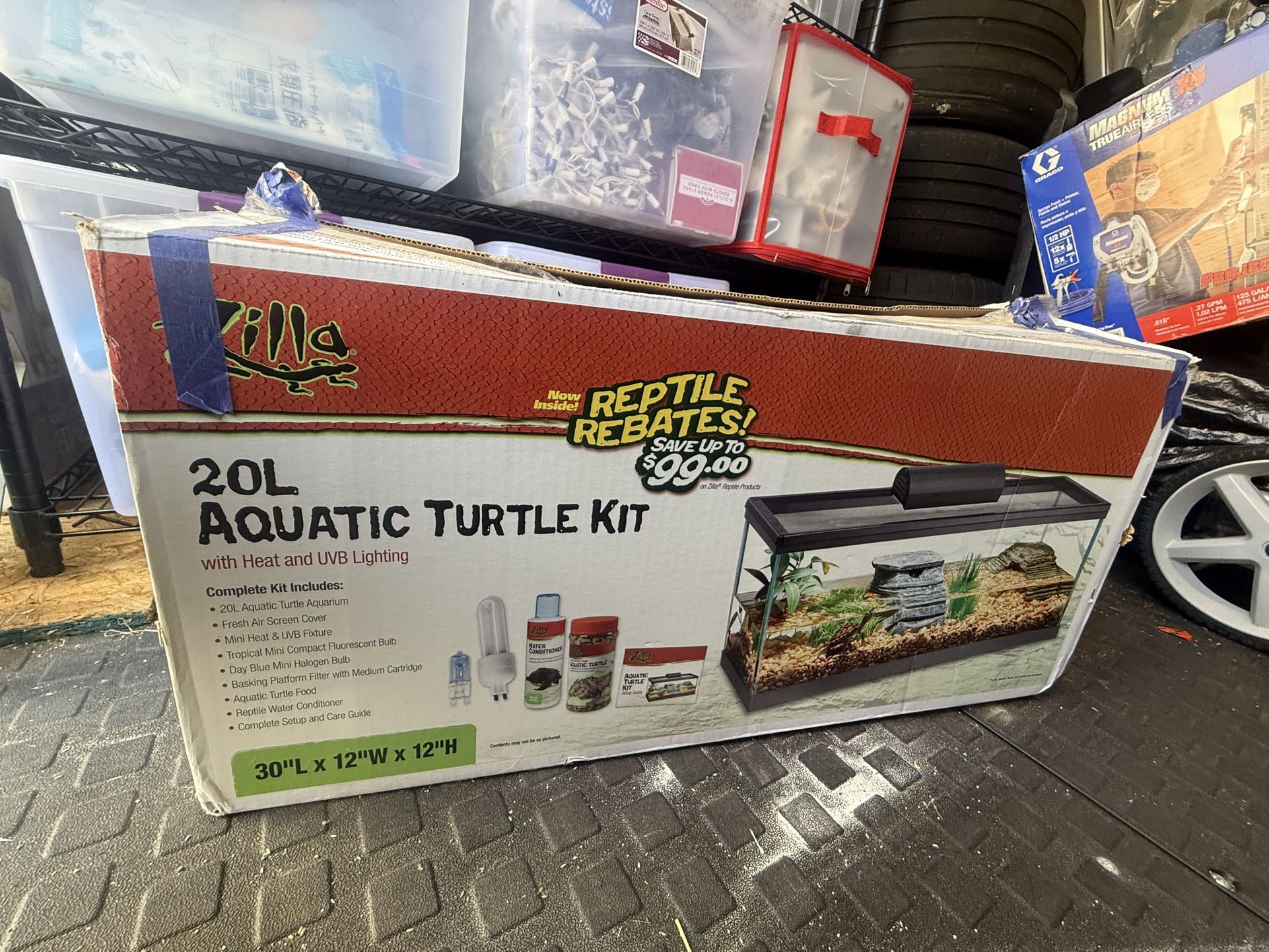 Zilla 20L Tank For Aquatic turtle (Reptile Tank) $99 OBO