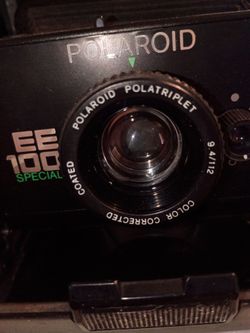 Vintage Polaroid EE 100 land camera used by police dept
