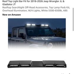 Roof Top Light Bar for Jeep Wrangler JL & Gladiator JT