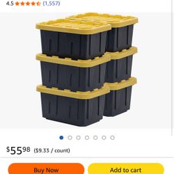 Storage Boxes $ 5Each 