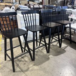 Solid Wood Counter Height Stools 