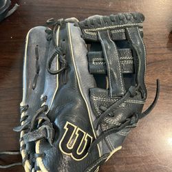 Wilson A1000 12.5” Baseball Glove – Full Grain Leather – Left-Hand Throw