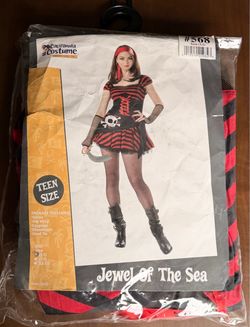 California Costume Jewel of the Sea Pirate Costume Teen