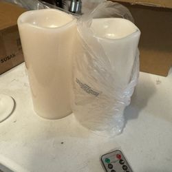 Battery LED Pillar Candles for Outdoor