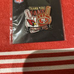 49ers Vs Cardinals GAMEDAY Pin