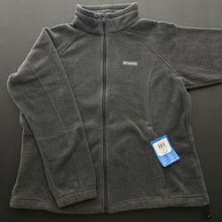 WOMEN’s BENTON SPRINGS FULL ZIP FLEECE JACKET 1X EXTENDED / GRAY 🔥 1372112- 030