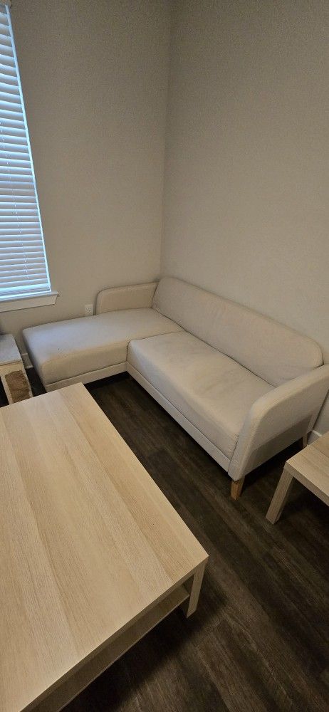 IKEA Sofa, Table, End Table, Chair