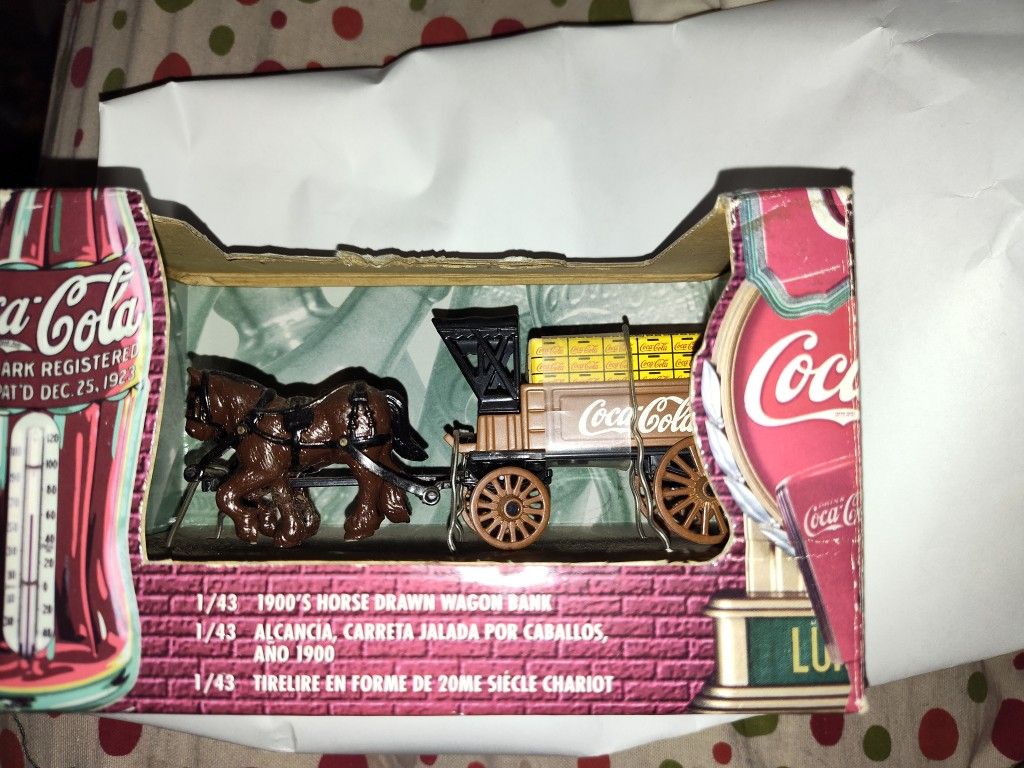 Vintage Coca Cola Die Cast Collectible