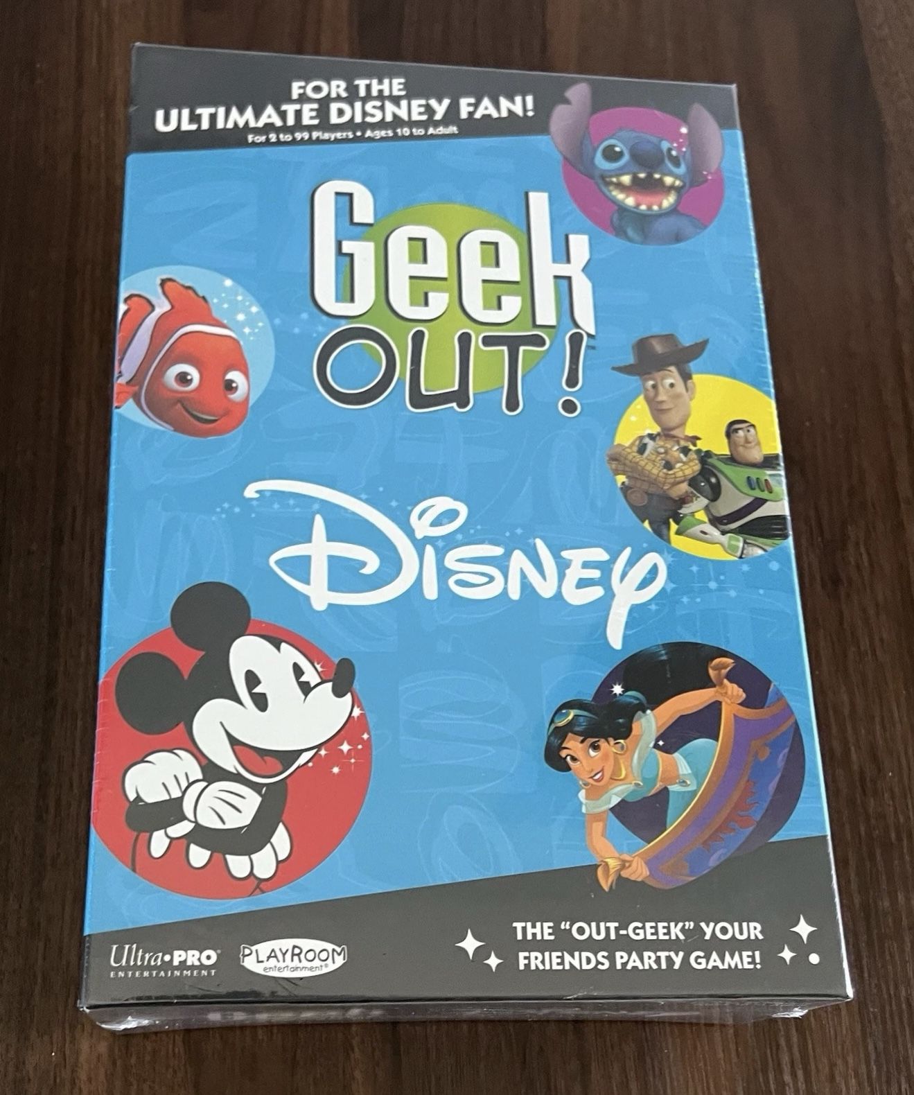 Playroom Ultra Pro Geek Out! Disney Trivia Party Game Brand New Sealed Unopened