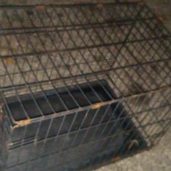 Metal Dog Cage With Tray