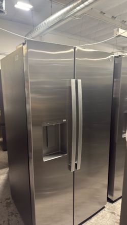 GE Stainless Steel Side-by-Side Refrigerator