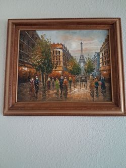 Oil painting from France