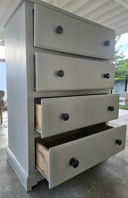 Tall large wood dresser. Nice!