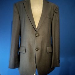 Hugo Boss "The Grand Central "Mens Dark Grey 2 Button Blazer (40 S)