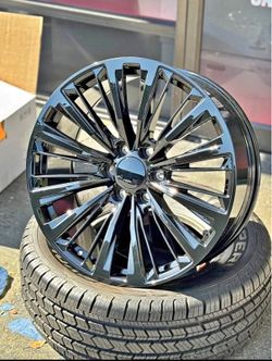 22" rims tires 2854522