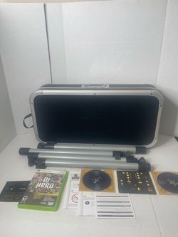 Wii DJ Hero 2 Renegade Edition Case with Stand Legs & Case Game CD’s Read