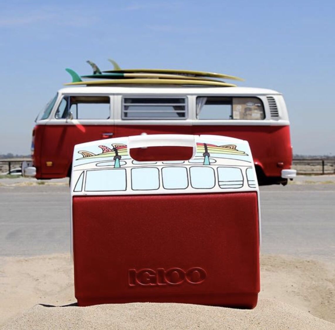 Sold out Limited Edition VW bus Igloo cooler- great gift!