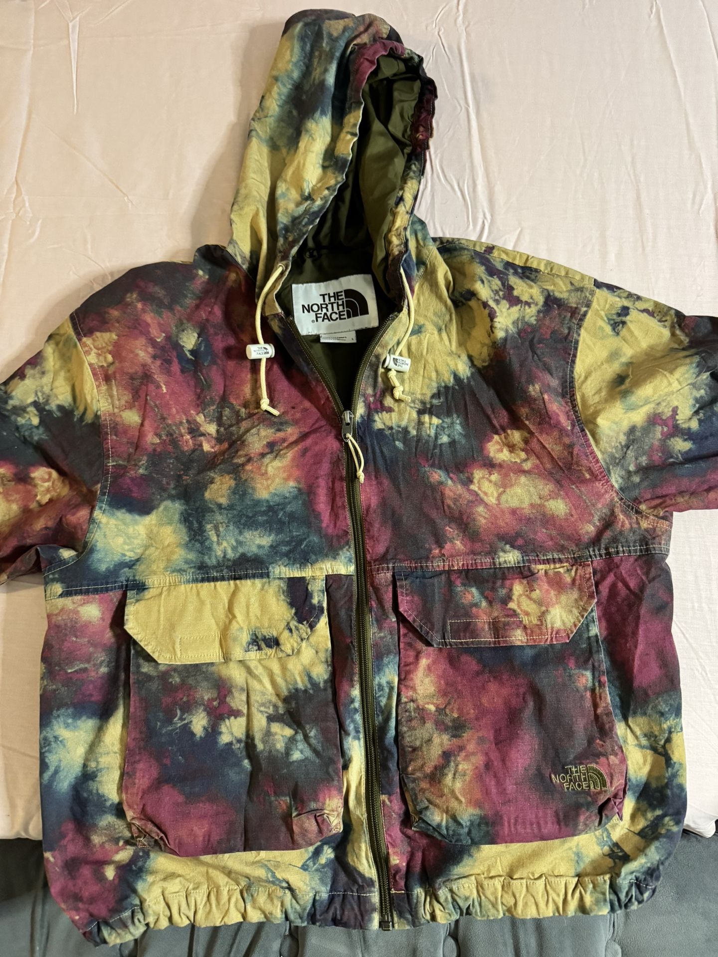 Tide Dye North Face Jacket