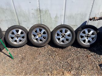 Aftermarket rims and tires (Used)