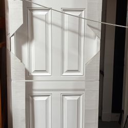 Fiberglass Six Panel Bedroom Door