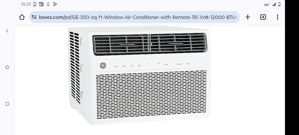 Ge 1200 BTU Air Conditioner