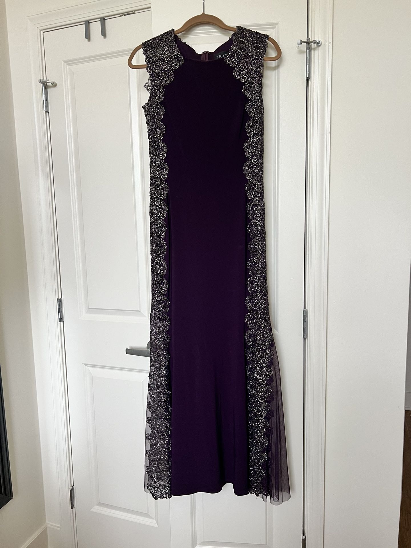 Purple XScape floor length Dress