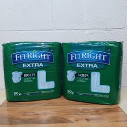 Lot Of 2 - FitRight Medline Large 