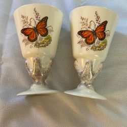 Vintage Butterfly Handmade Glasses 