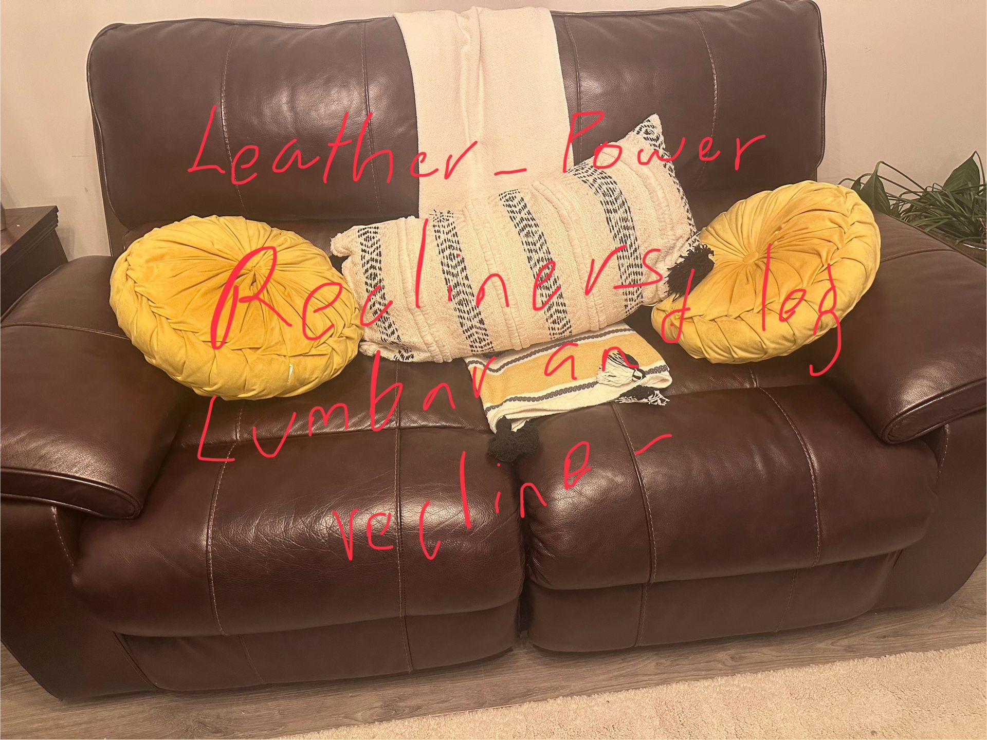 2 Seater Leather Recliner