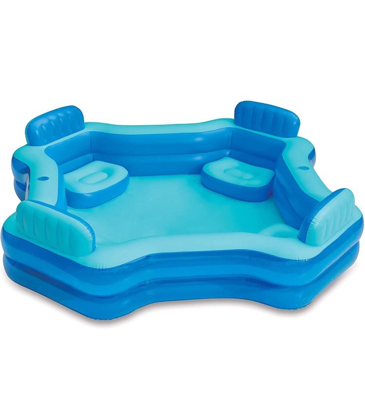 Play Day Inflatable Deluxe Comfort Family Pool