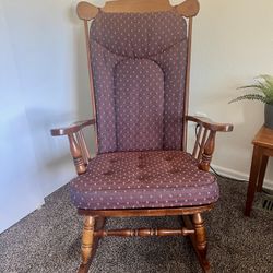 wood rocking chair
