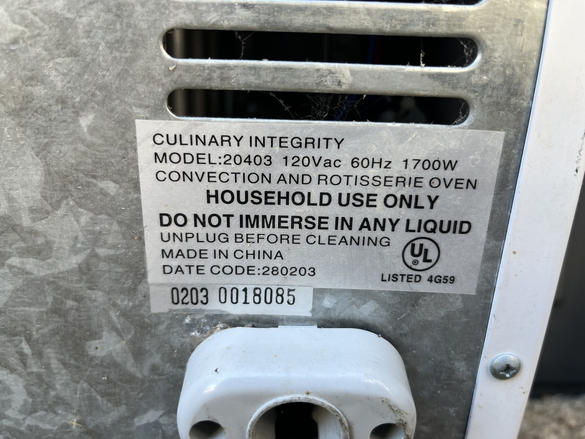 Used Toaster Oven – Works Great & Ready to Use!