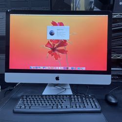 27” Slim iMac, late 2013 Core i7 24 ram, 1Tb HDD, Comes with regular keyboard, mouse and power cable.  Note: left top corner of the screen is broken b