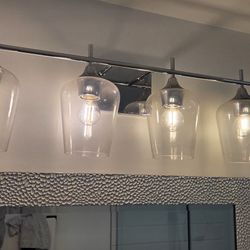 Chrome Light Fixture