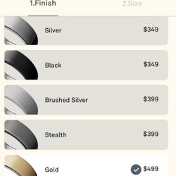 OURA RINGS 4 BRAND NEW IN BOX