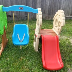Little Tikes Slide And Swing Set