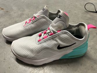 Nike Air Max Sneakers Gray Pink Teal