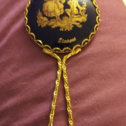 Vintage Limoges Small Mirror