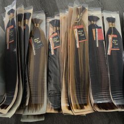 Human 18”Enstyle BULK Braiding Hair- Micro Perm Yaki 