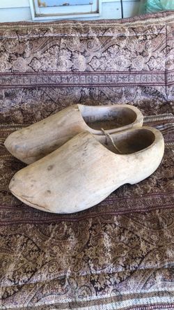 Dutch Wood Shoes size 10