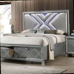 Queen Bed Frame  Dresser   Mirror One Nightstand  Free Local Delivery