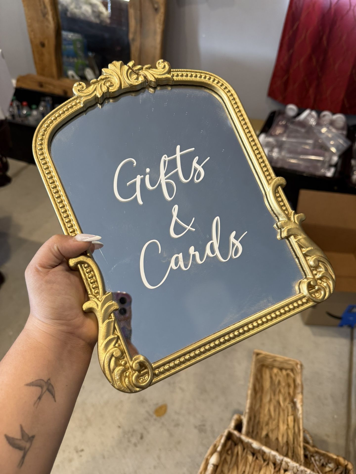 Gifts And Cards Sign 